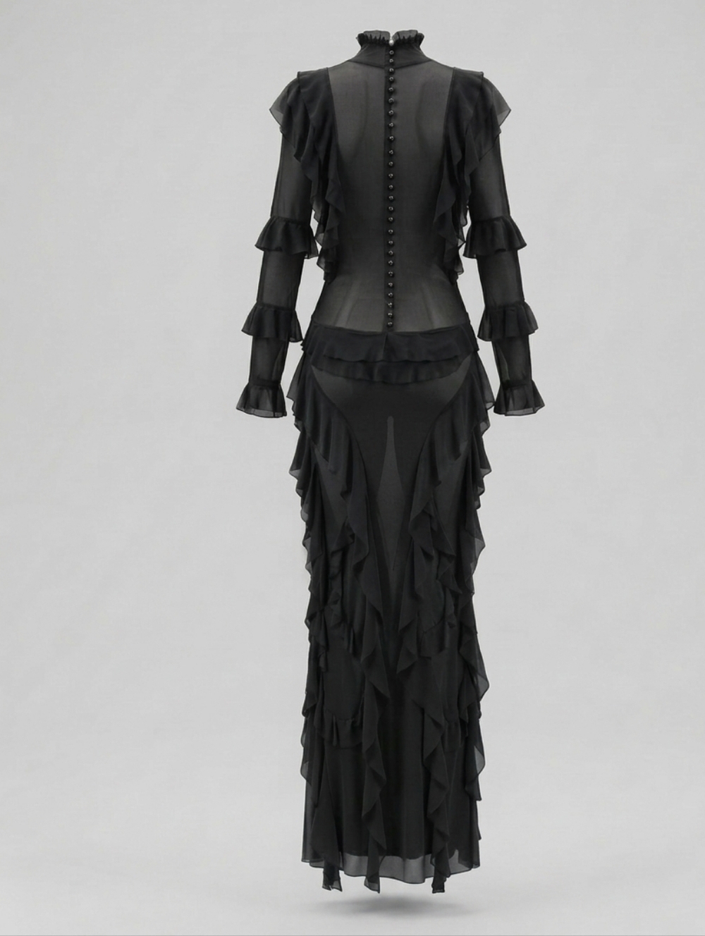 Ruffle Maxi Dress - Picture 8 of 12